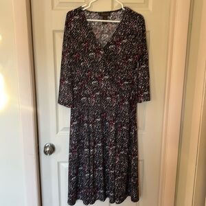 Womens A-line pho wrap dress